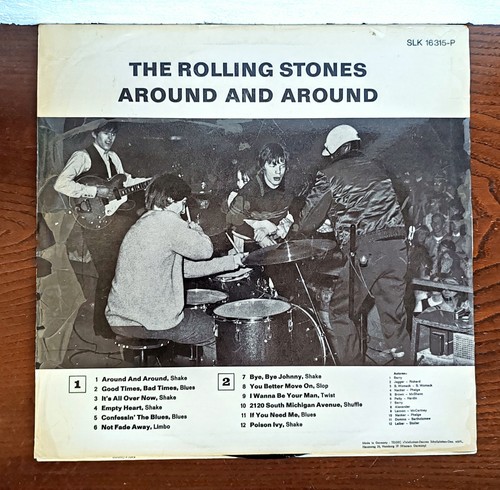 Rolling stones around - rolling,