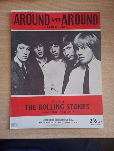 Rolling stones around - rolling,